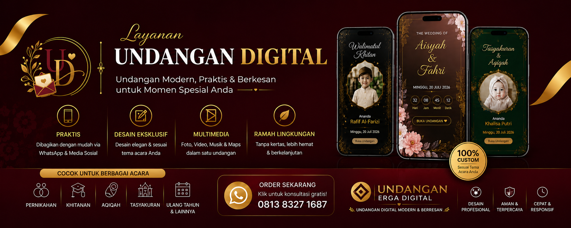 Undangan Digital adalah Wajah Pertama Sebuah Acara | Erga Digital