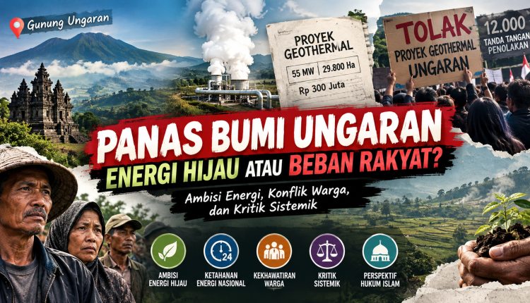Panas bumi Gunung Ungaran dan dampaknya terhadap air serta masyarakat